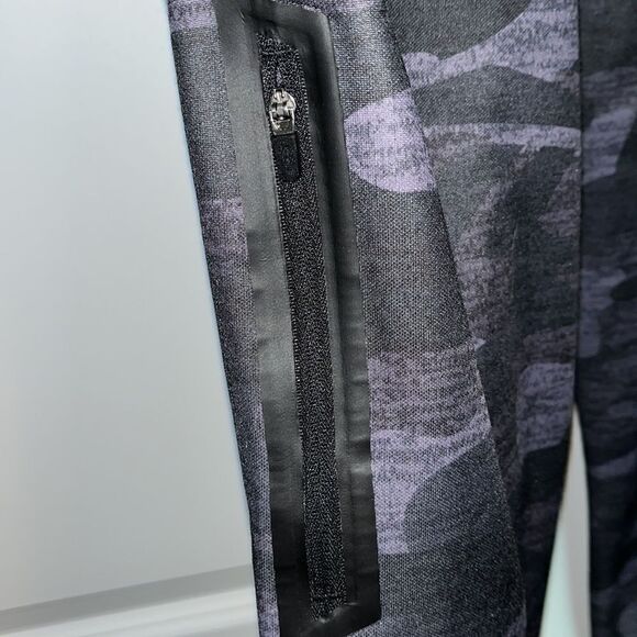 Reebok Gray Camo Camouflage track joggers sweat pant sweatpants-L reflective - Picture 4 of 5
